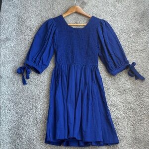 Bali Elf Jolie Puff Sleeve Mini Dress
